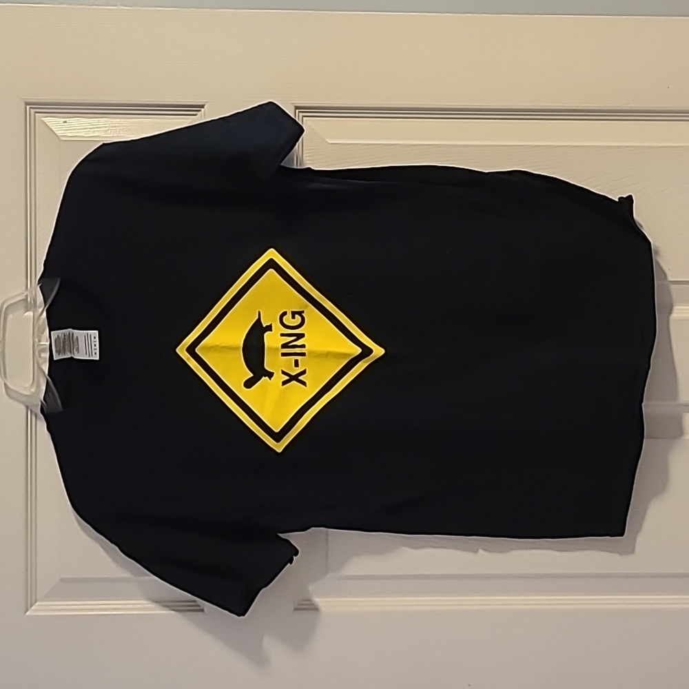 Terrapin Crossing Black & Yellow Short Sleeve T Shirt M